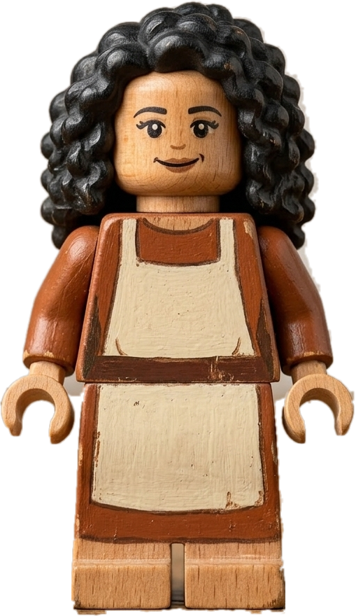 Jhully as a wooden toy